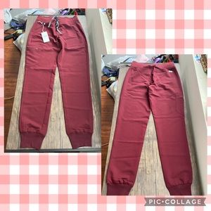 Figs: Burgundy Joggers!